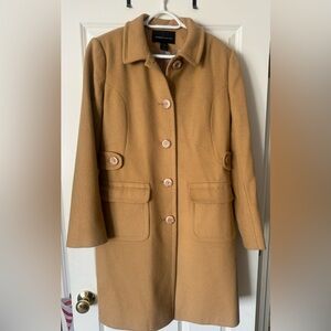 Moda knee length wool coat, size XL tall.